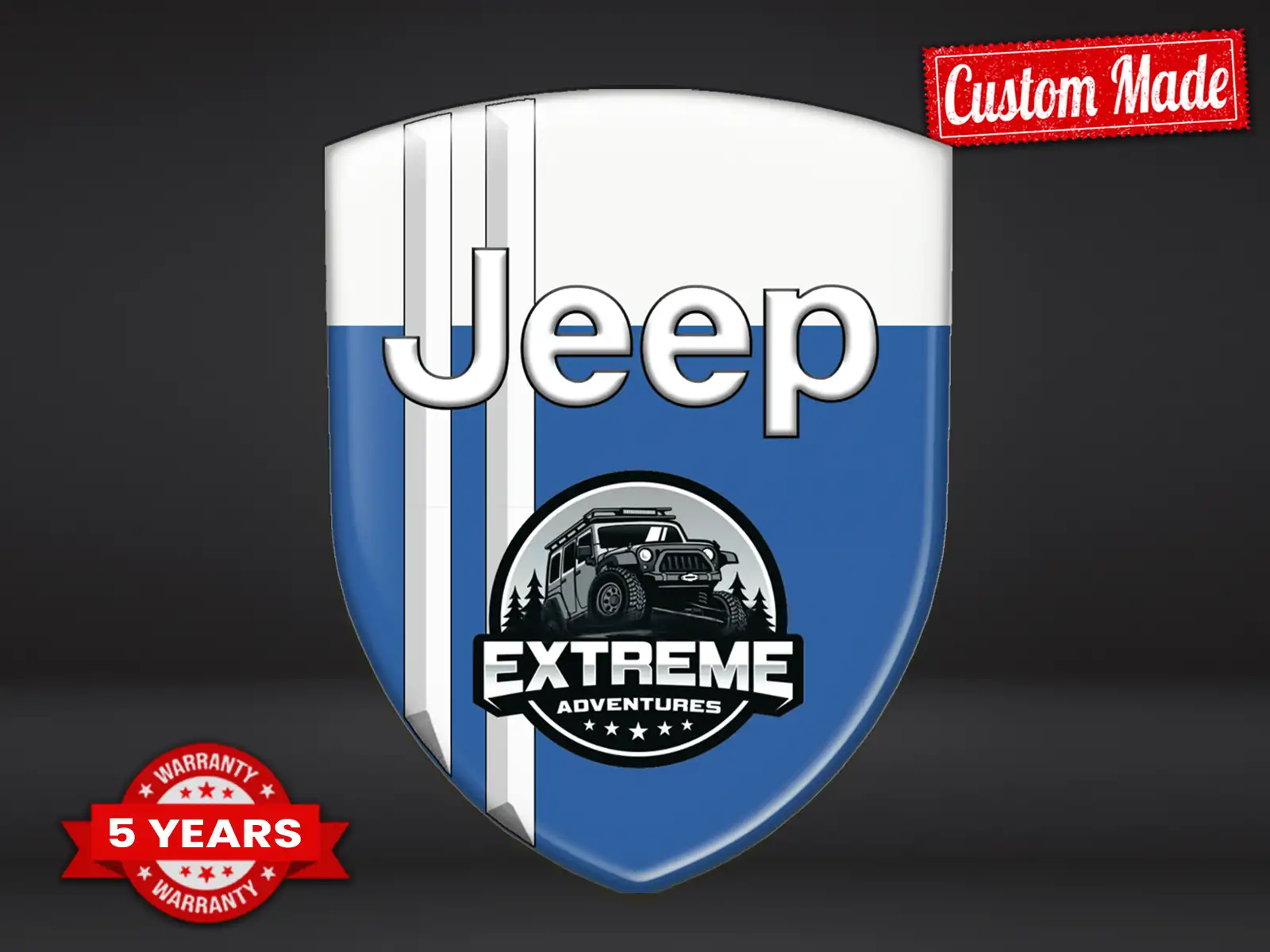 Jeep Badge Max Durable Stylé Pro Édition Performance